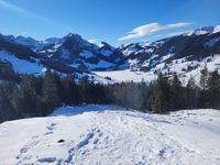 Schneeschuhtour Schwyberg beim Schwarzsee